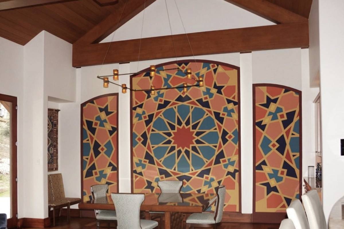 add-artistic-flair-with-insolroll-printed-window-shades-1200px Insolroll® Printed Window Shades featuring a mural design in a home near Black Hills, SD